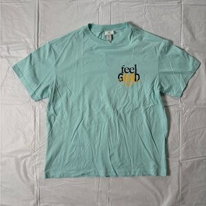 H&M Light Green Relaxed Fit T-Shirt